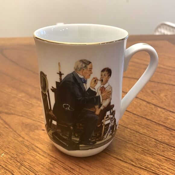 Norman Rockwell Country Doctor Mug Cup Authentic - Picture 1 of 5